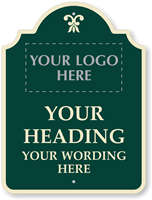 Custom Palladio Sign  Add Motif Logo Wording