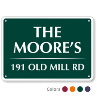 Add Your Address Here LawnPuppy Sign And Stake Kit