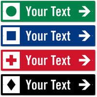 Add Your Text Choose Color And Arrow Custom Ski Trail Sign