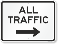 All Traffic Arrow Sign 
