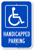 Handicapped Parking Sign