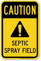 Septic Spray Field Sign