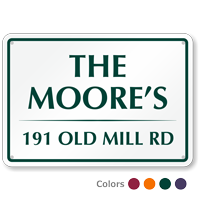 LawnPuppy Custom Address Sign And Stake Kit
