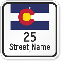 Custom Colorado Highway Sign