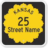 Custom Kansas Highway Sign