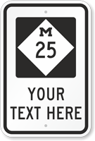 Custom Michigan Highway Sign