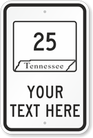 Custom Tennessee Highway Sign