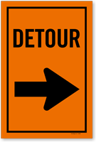 Detour sign