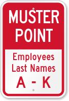 Assembly Area Employees Name A K Sign