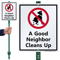 Dog Poop Sign