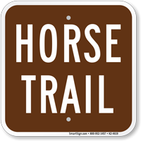 Horse Trail Sign