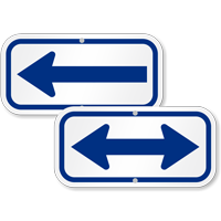 Blue Directional