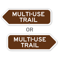 Multi Use Trail Campground Sign