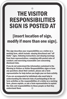 New York Agritourism Liability Sign