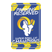 NFL Los Angeles Rams Super Bowl LVI Parking Sign