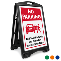 No Parking BigBoss Portable Custom Sidewalk Sign