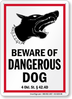 Beware of Dog Sign