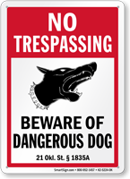 Beware of Dog Sign