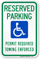 Handicap Parking Sign