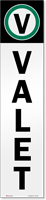 Reflective "VALET" Label
