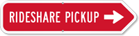 Rideshare Pickup Directional Choose Arrow Sign