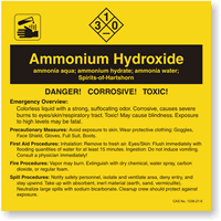 ANSI Chemical Label