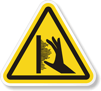 Burn Hazard / Hot Surface Sidewall Label