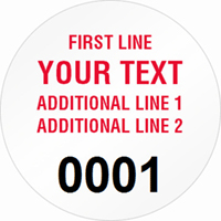 Circular Custom Template  Numbering