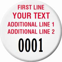 Circular Custom Template  Numbering