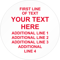 Circular Custom Template  Text