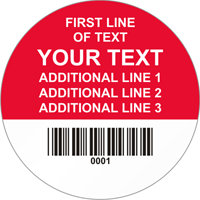 Circular Custom Template  Barcode