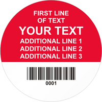 Circular Custom Template  Barcode