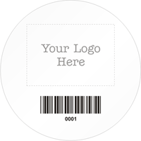 Circular Custom Template  Barcode