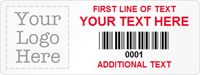 Rectangular Custom Template  Barcode