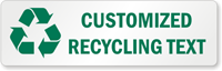 Custom Recycle Label