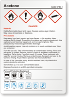 Customized Chemical Label