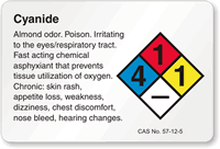 Carbon Tetrachloride NFPA Chemical Hazard Label