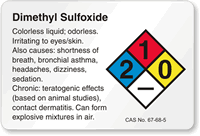 Corn Oil NFPA Chemical Hazard Label