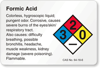 Dimethyl Sulfoxide NFPA Chemical Hazard Label