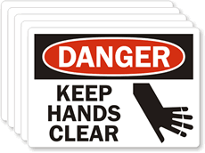 Danger Keep Hands Clear