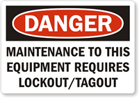 Handy lockout Label give warning just when needed.