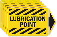 Lubrication Point Label