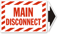 Main Disconnect Label