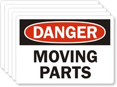 Danger Moving Parts