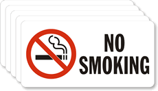 No Smoking Label