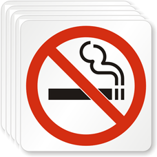 No Smoking Label