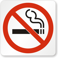 No Smoking Label