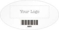 Oval Custom Template  Barcode