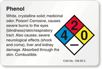 Phosgene NFPA Chemical Hazard Label