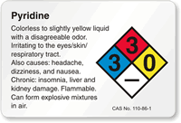 Silver Powder NFPA Chemical Hazard Label